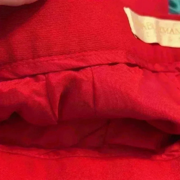 Dana Buchman Wool Pleated Pants Size 4P Red - Picture 8 of 9